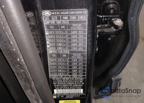 2018 Land Rover Range Rover Evoque Se/Se Premium from USA, damaged, VIN SALVP2RXXJH321956